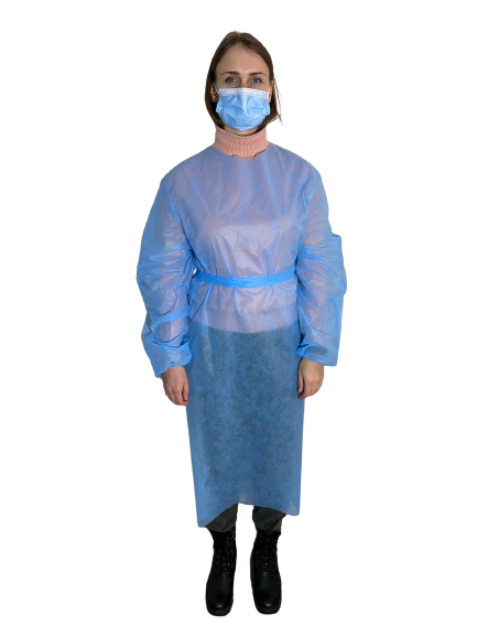 Халат ізоляційний медичний нестерильний